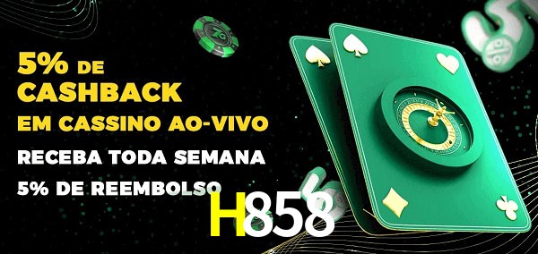 Promoções do cassino ao Vivo H858
